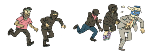 antifa chasing richard spencer